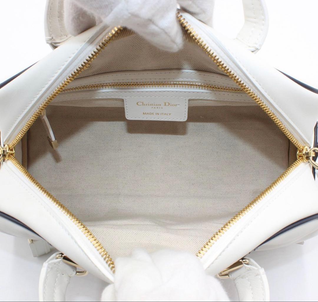 Dior Vibe Small Bow Sling Bag : White Navy