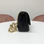 Chanel Quilted Lambskin Turnlock CC Logo Shoulder — view 2