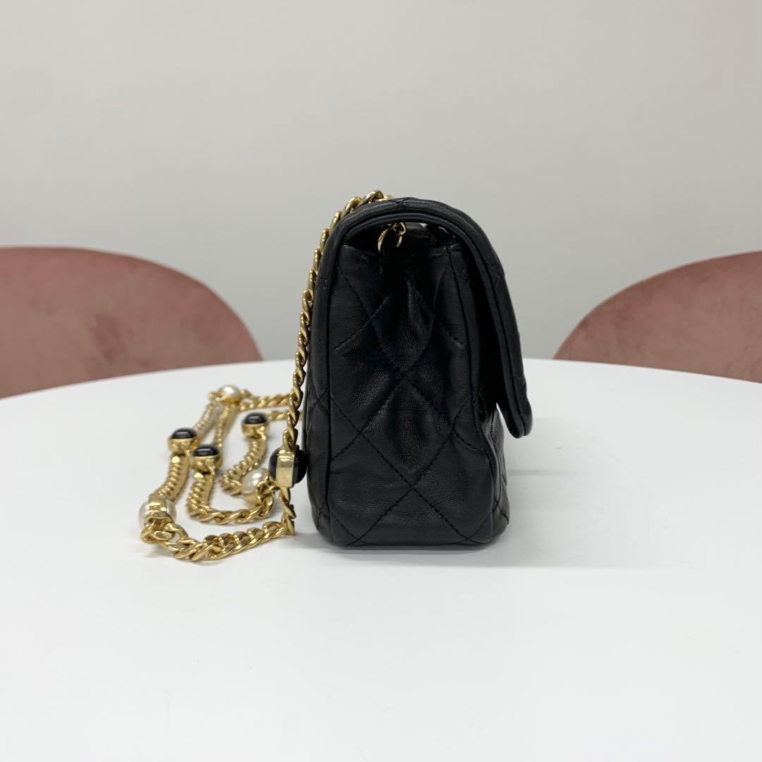 Chanel Quilted Lambskin Turnlock CC Logo Shoulder — view 2