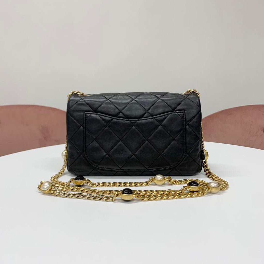 Chanel Quilted Lambskin Turnlock CC Logo Shoulder — view 3