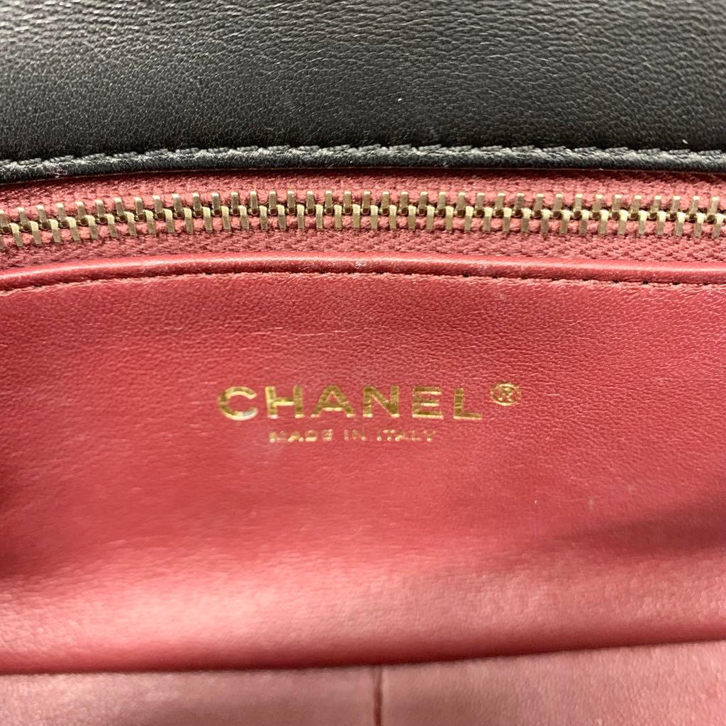 Chanel Quilted Lambskin Turnlock CC Logo Shoulder — view 8