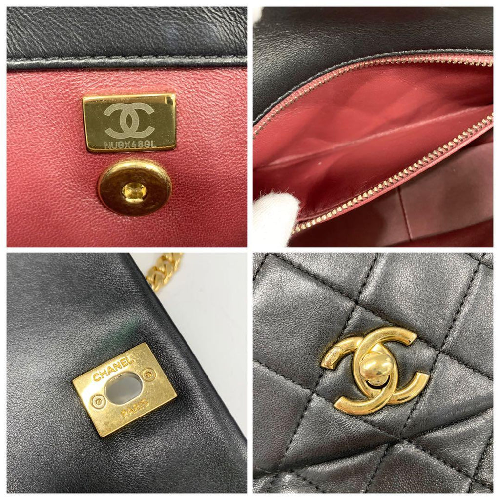 Chanel Quilted Lambskin Turnlock CC Logo Shoulder — view 9