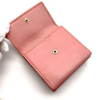 Chanel Wallet Coco Buttons Snap Trifold Pink — view 3