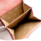 Chanel Wallet Coco Buttons Snap Trifold Pink — view 4