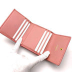 Chanel Wallet Coco Buttons Snap Trifold Pink — view 6