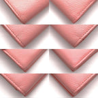 Chanel Wallet Coco Buttons Snap Trifold Pink — view 8