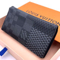 Louis Vuitton Damier Graphite Portefeuille Brazza Limited Black Wallet