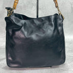 Gucci Shoulder Bag 2-Way Bamboo Black Leather — view 2