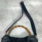 Gucci Shoulder Bag 2-Way Bamboo Black Leather — view 4