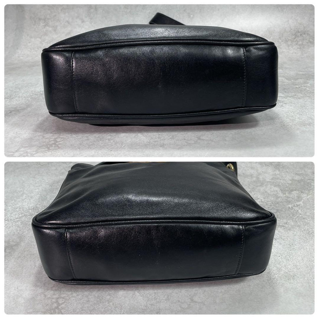 Gucci Shoulder Bag 2-Way Bamboo Black Leather — view 8