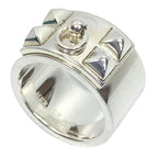 Hermes Ring Collierd Chien GM 52 Silver Aq8016 — view 3