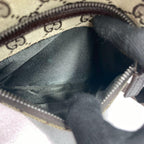 Gucci GG Shoulder Bag Brown Logo Leather Canvas — view 6