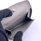 Louis Vuitton Mahina Metallic Gray Zippy Compact Wallet — view 5