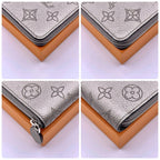 Louis Vuitton Mahina Metallic Gray Zippy Compact Wallet — view 8