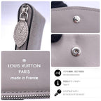 Louis Vuitton Mahina Metallic Gray Zippy Compact Wallet — view 9