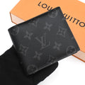 Louis Vuitton Eclipse Portefeuille Marco Bifold Wallet Black