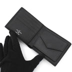 Louis Vuitton Eclipse Portefeuille Marco Bifold Wallet Black — view 3