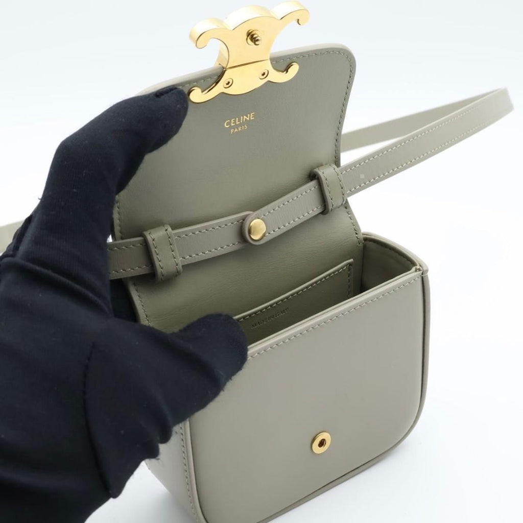 Celine Mini Claude Shoulder Bag Triomphe — view 4