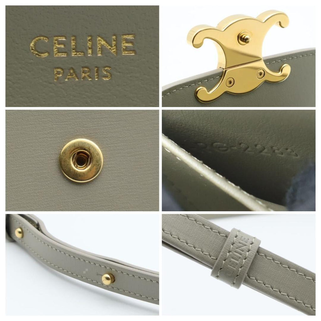 Celine Mini Claude Shoulder Bag Triomphe — view 8