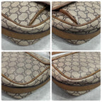 Gucci GG Shoulder Bag Brown Beige Leather Logo — view 9