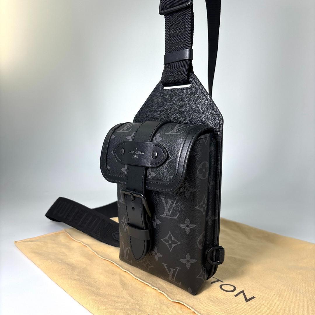 Louis Vuitton IC Monogram Eclipse Saumur Sling — view 2