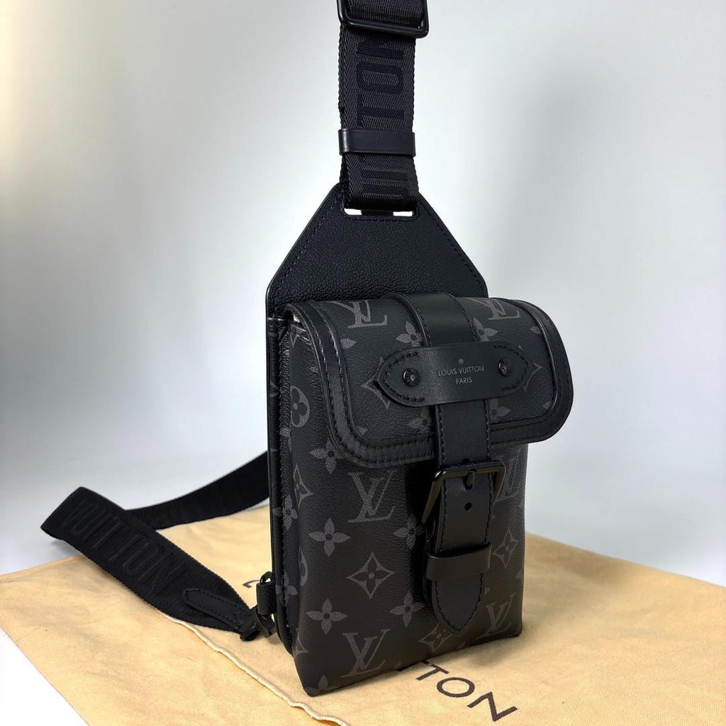 Louis Vuitton IC Monogram Eclipse Saumur Sling — view 3