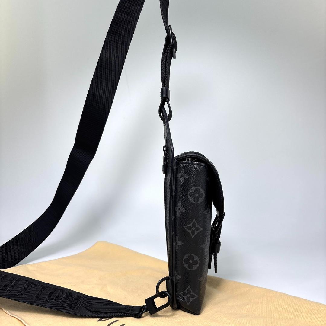 Louis Vuitton IC Monogram Eclipse Saumur Sling — view 4
