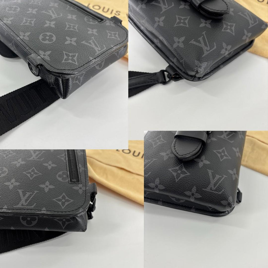 Louis Vuitton IC Monogram Eclipse Saumur Sling — view 7
