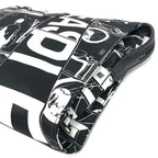 Prada Clutch Bag Pouch Comic Pattern Black and White Monotone — view 4