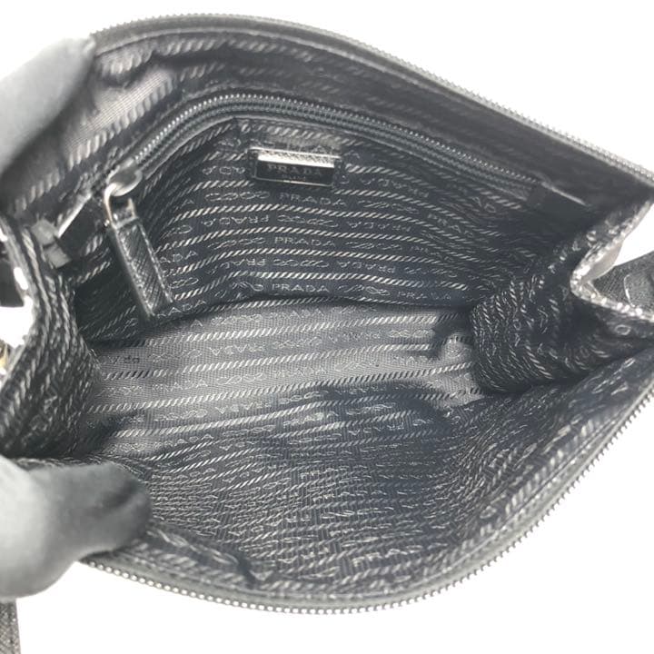 Prada Clutch Bag Pouch Comic Pattern Black and White Monotone — view 5