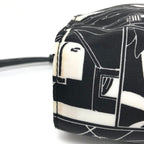 Prada Clutch Bag Pouch Comic Pattern Black and White Monotone — view 6