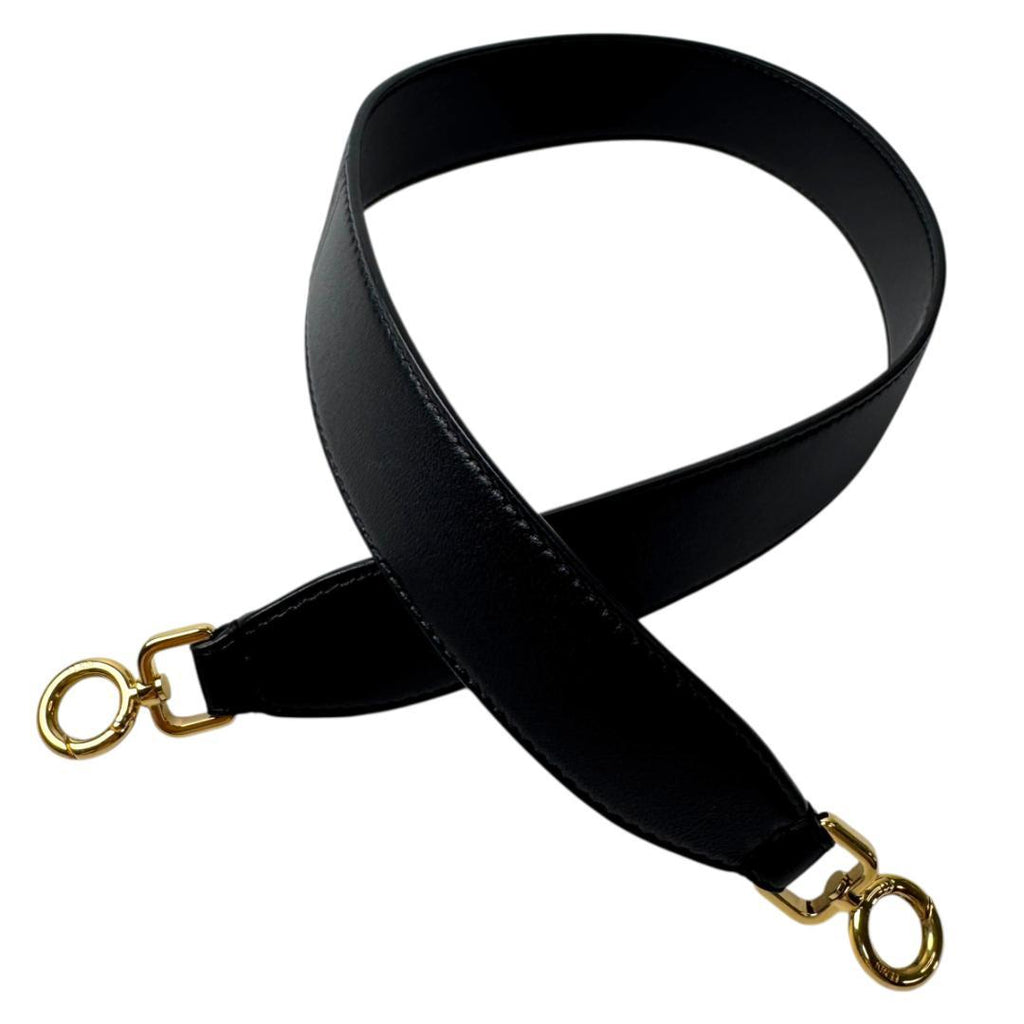 Fendi Mini Strap You Shoulder Black Gold — view 2