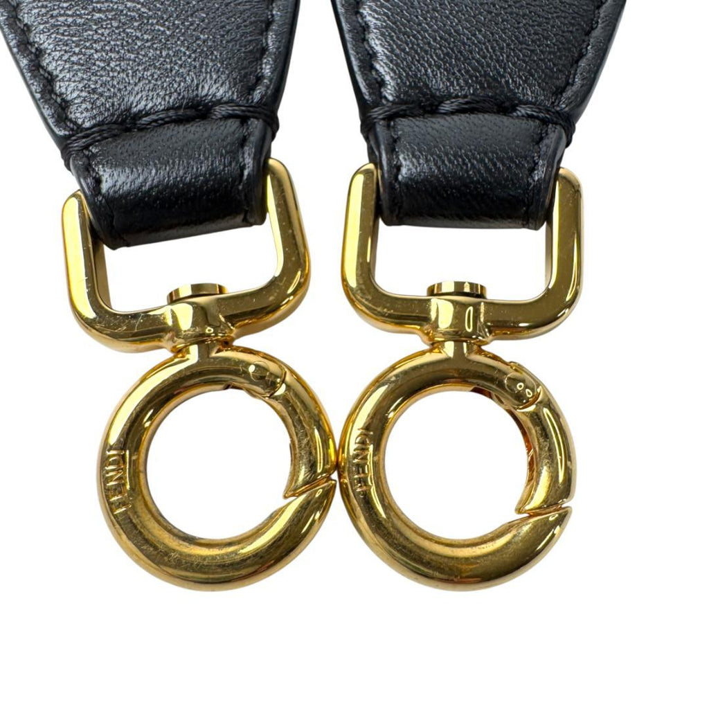 Fendi Mini Strap You Shoulder Black Gold — view 7