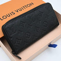 Louis Vuitton Monogram Shadow Horizontal Wallet Black