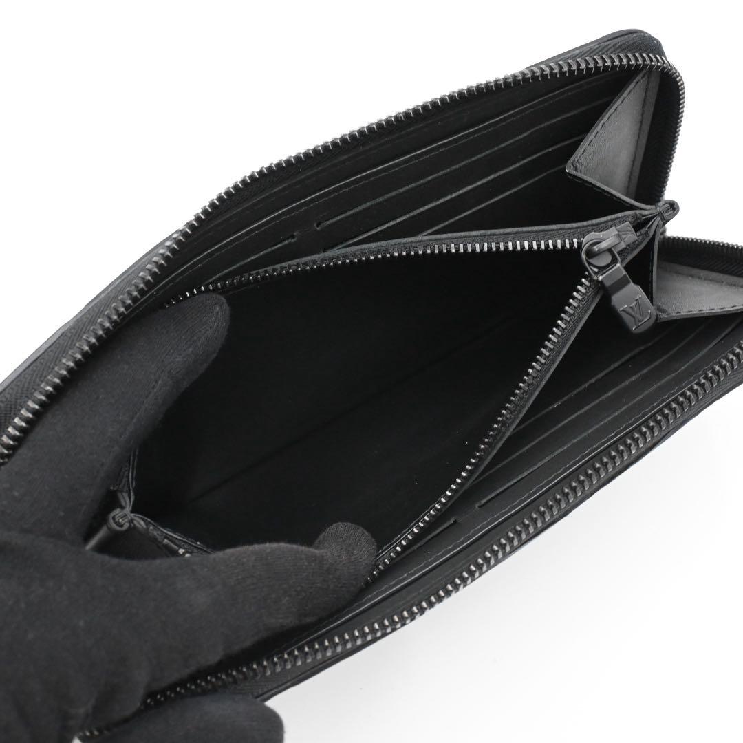 Louis Vuitton Monogram Shadow Horizontal Wallet Black — view 4