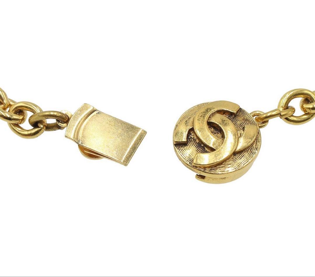 Chanel CC Logo Gripoix Chain Necklace — view 5