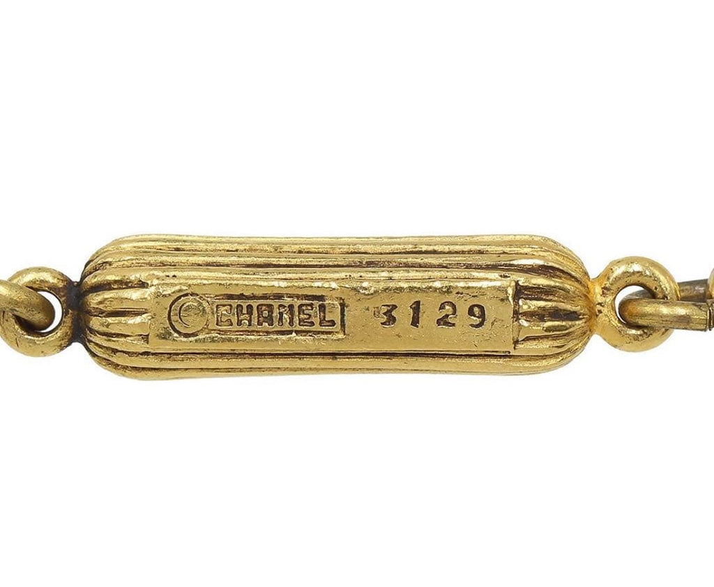 Chanel CC Logo Gripoix Chain Necklace — view 6