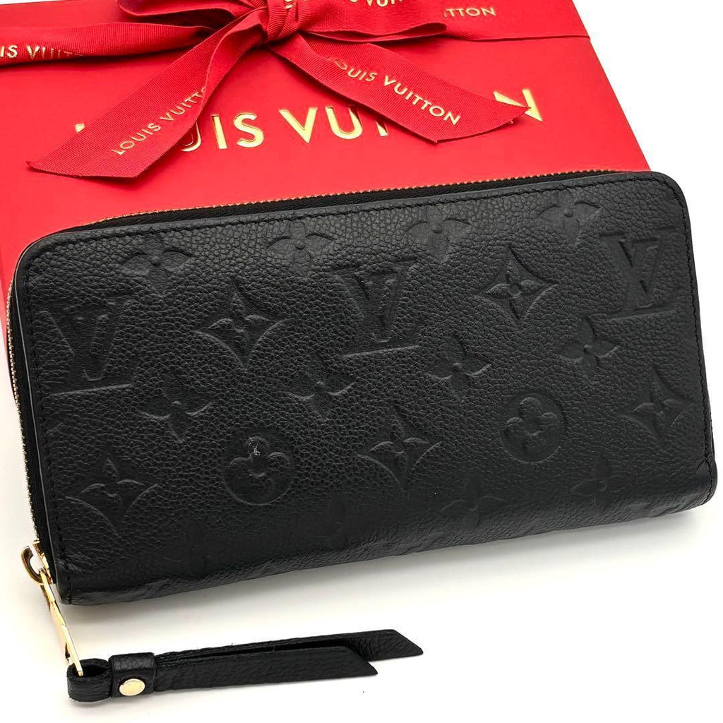 Louis Vuitton Zippy Wallet Monogram Empreinte Black