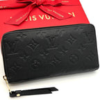 Louis Vuitton Zippy Wallet Monogram Empreinte Black