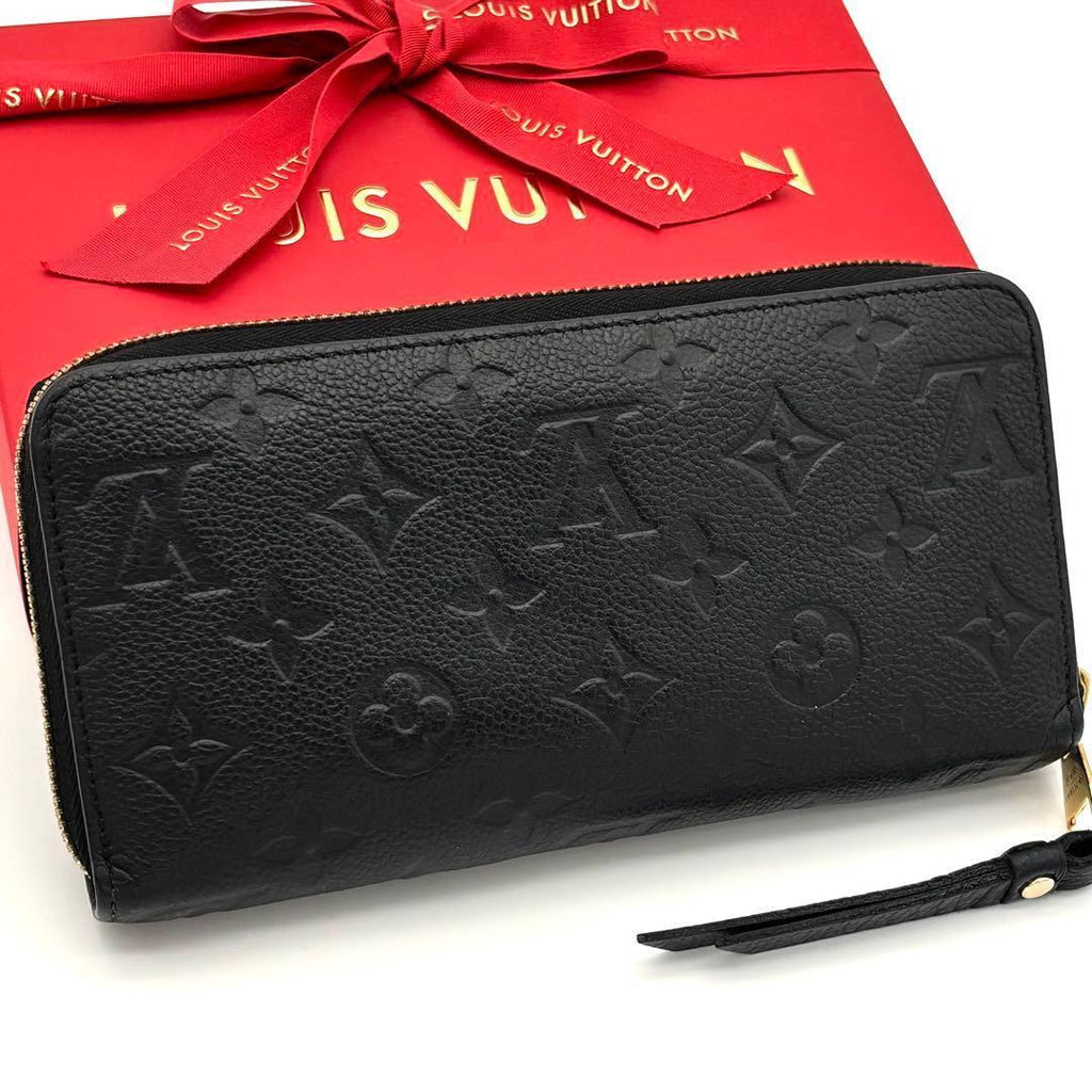 Louis Vuitton Zippy Wallet Monogram Empreinte Black — view 2