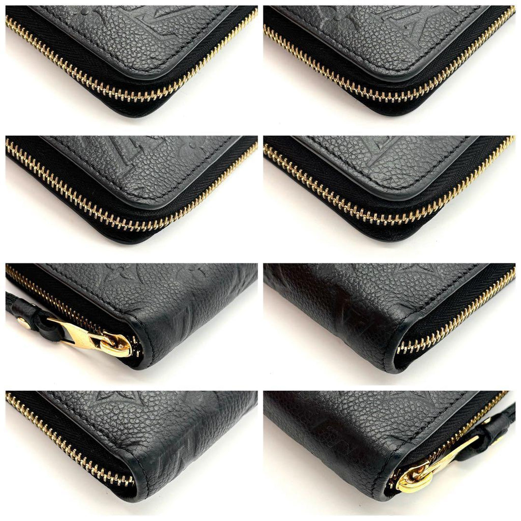 Louis Vuitton Zippy Wallet Monogram Empreinte Black — view 8