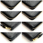 Louis Vuitton Zippy Wallet Monogram Empreinte Black — view 8