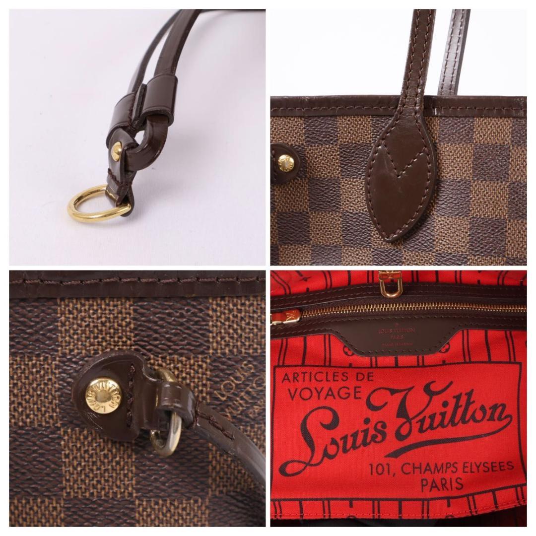 Louis Vuitton Neverfull PM Damier Ebene Tote — view 6