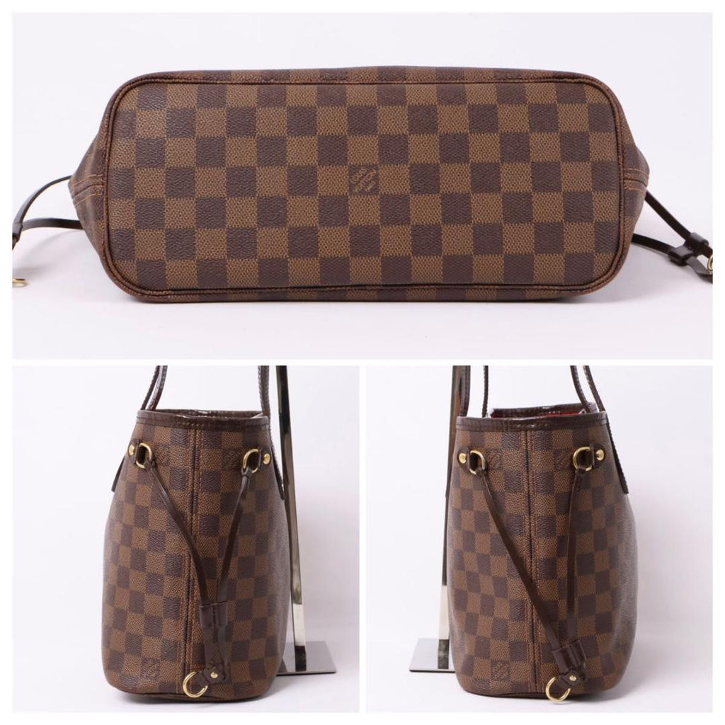 Louis Vuitton Neverfull PM Damier Ebene Tote — view 9