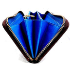 Louis Vuitton Yayoi Kusama Pumpkin Dot Monogram Zippy Wallet Blue — view 4