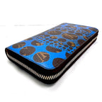 Louis Vuitton Yayoi Kusama Pumpkin Dot Monogram Zippy Wallet Blue — view 7