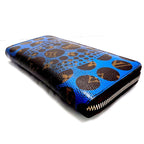 Louis Vuitton Yayoi Kusama Pumpkin Dot Monogram Zippy Wallet Blue — view 8