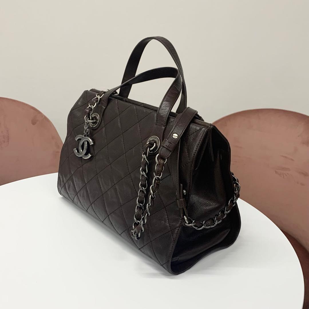Chanel Quilted Caviar Leather 2-Way Handbag — view 4