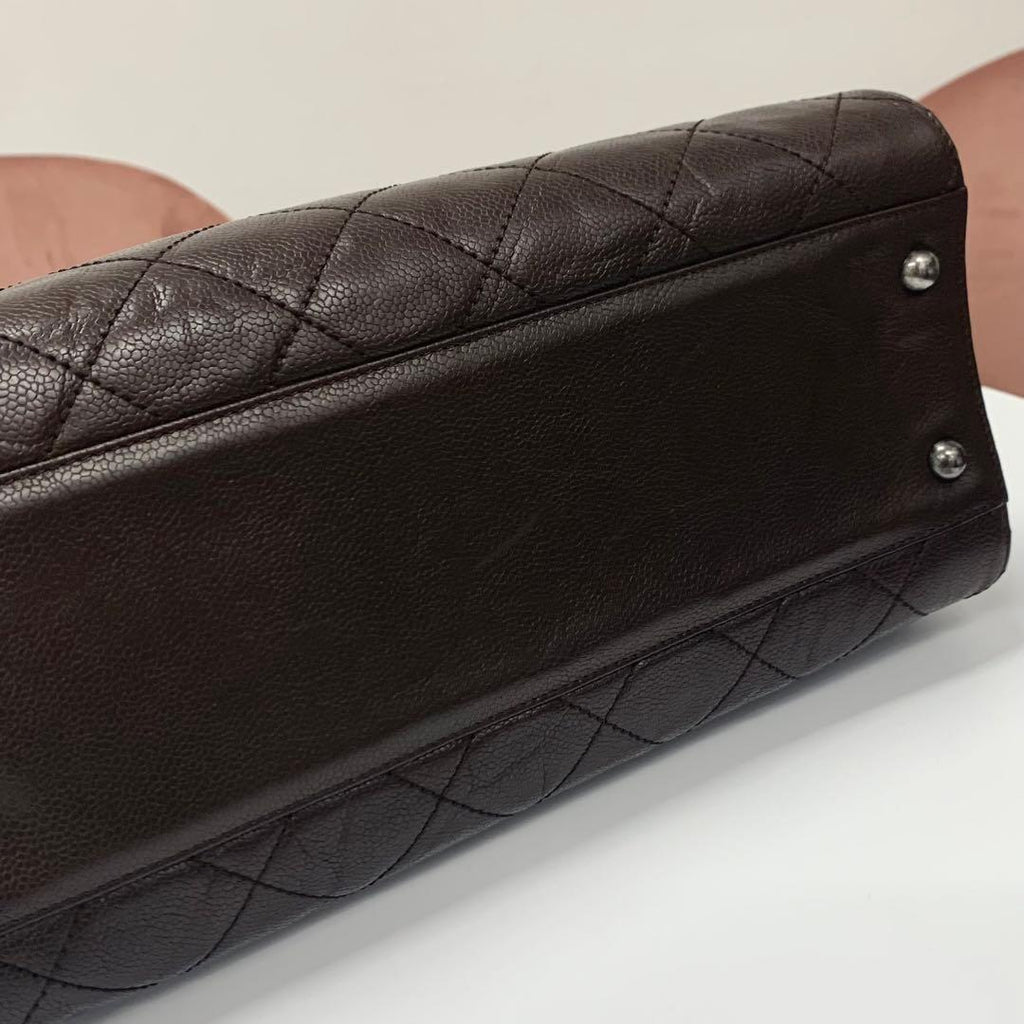 Chanel Quilted Caviar Leather 2-Way Handbag — view 6