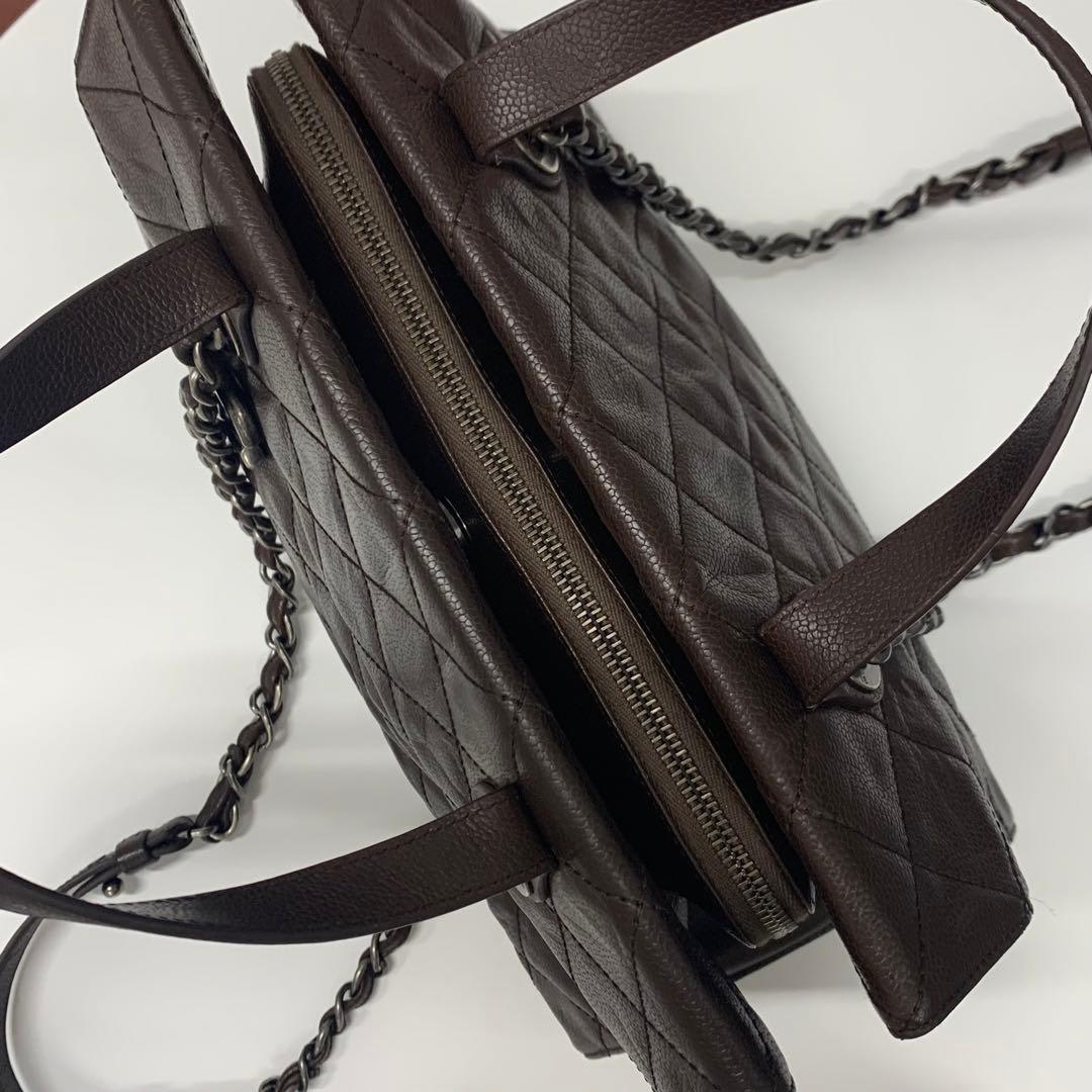 Chanel Quilted Caviar Leather 2-Way Handbag — view 7